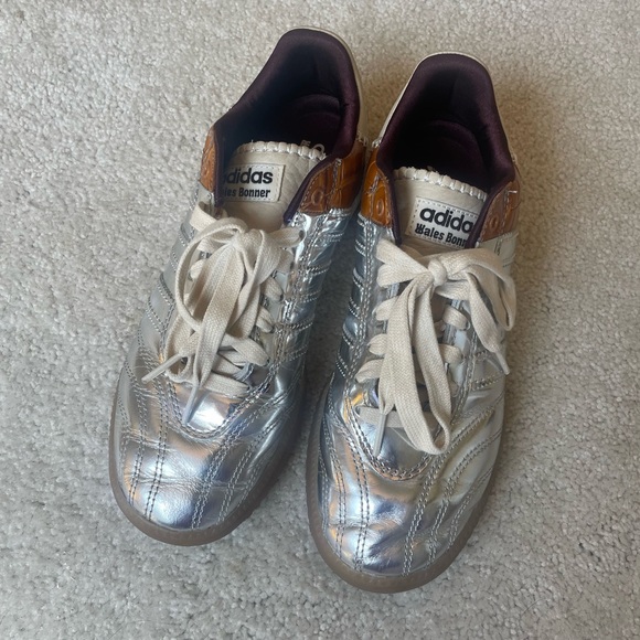 Adidas by Wales Bonner Metallic Samba Sneakers - Picture 3 of 13